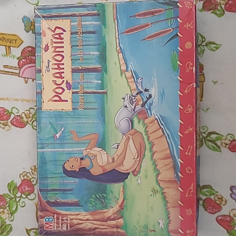 Vintage Disney Pocahontas Picture Hunt Game
